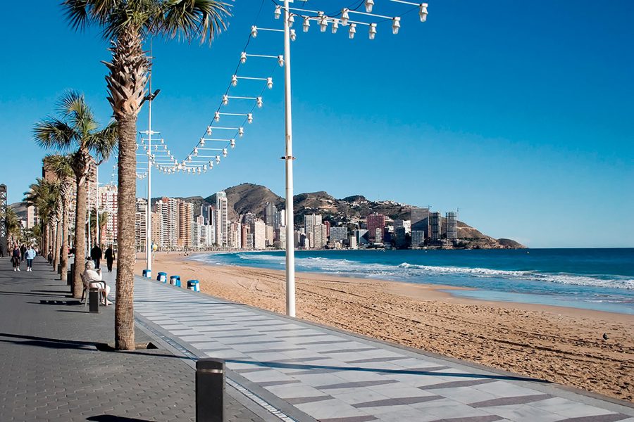 Benidorm a pie